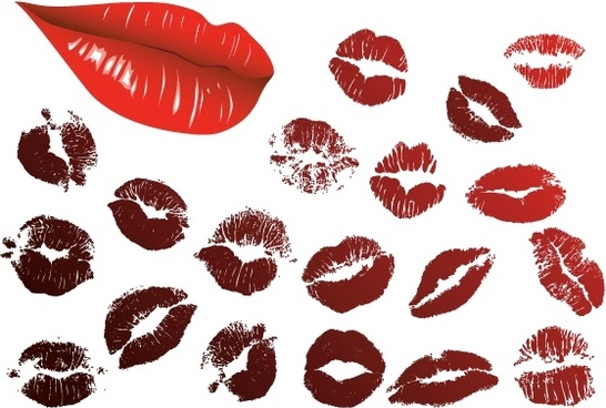 Lipstick Kiss Free Vector Download 546x368 Lipstick Kiss Free Vector Download