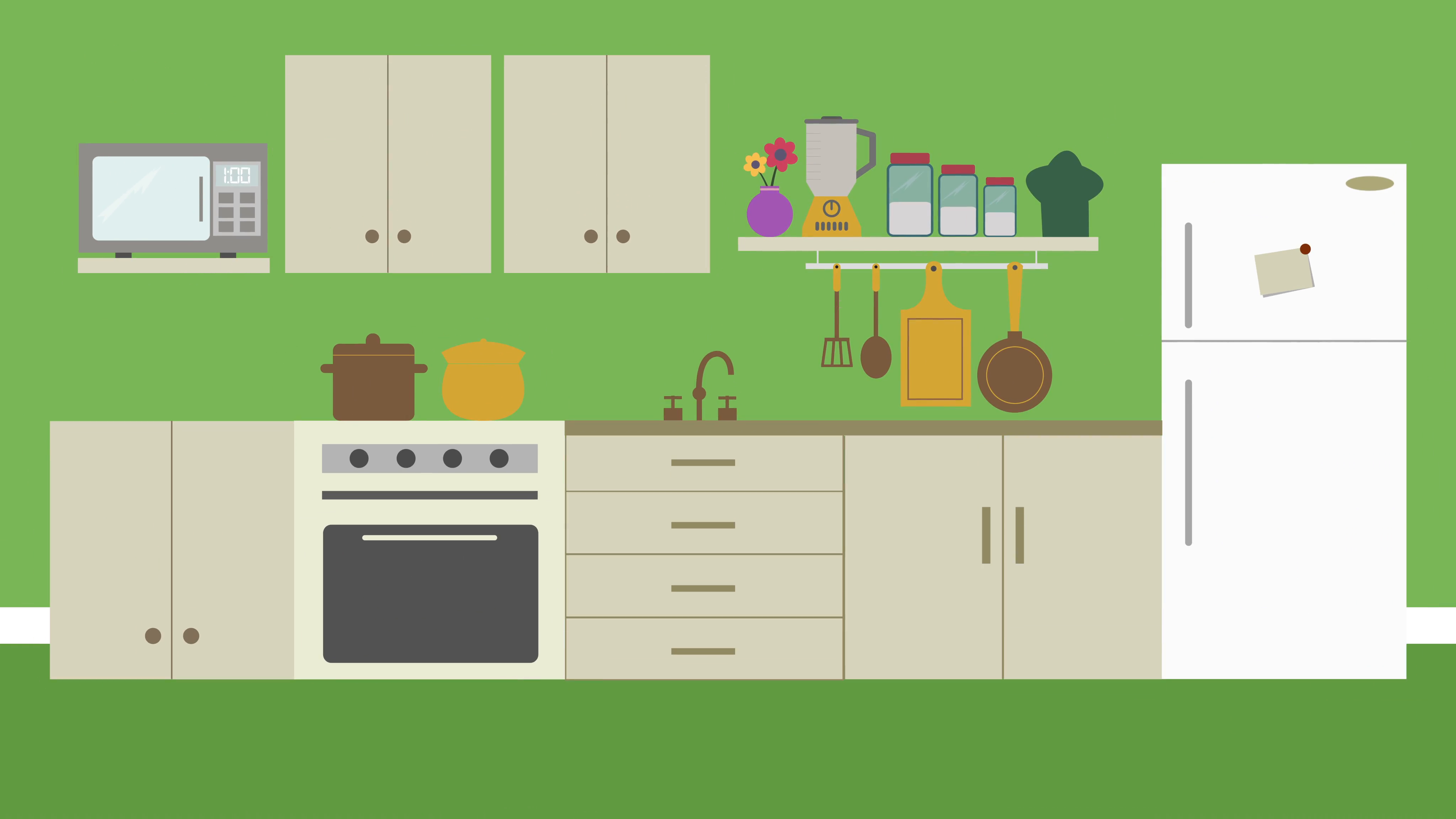 Kitchen Background Vector at Vectorified.com | Collection of Kitchen