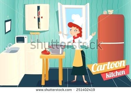 450x320 Kitchen Room Clipart