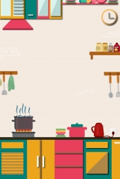 174x260 Download Free Cartoon, Kitchen, Cooking Background Images