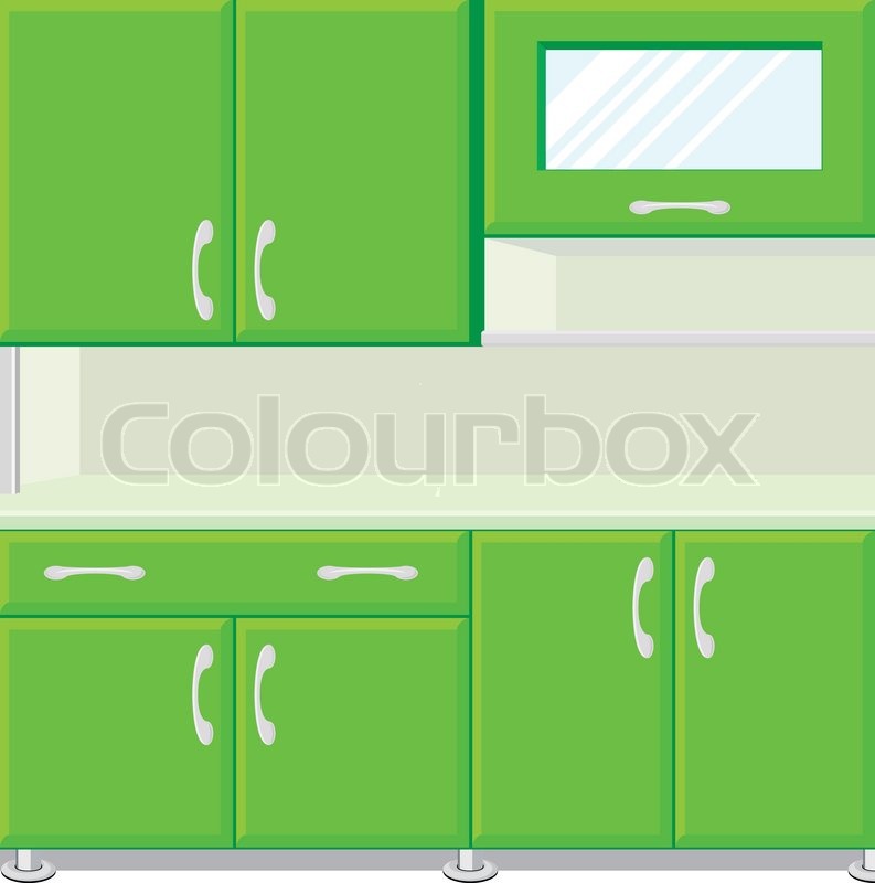 Vector Illustration Of Kitchen With Stock Vector Colourbox 793x800 Vector Illustration Of Kitchen With Stock Vector Colourbox