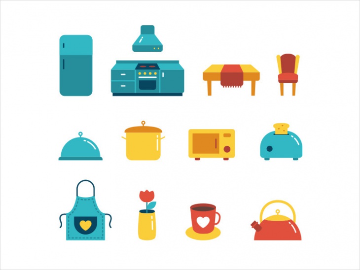 730x548 Kitchen Icons