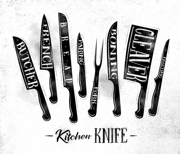 600x513 Kitchen Knife Poster Template Vector Free Download