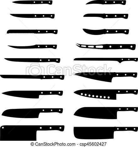 Kitchen Knife Vector at Vectorified.com | Collection of Kitchen Knife ...