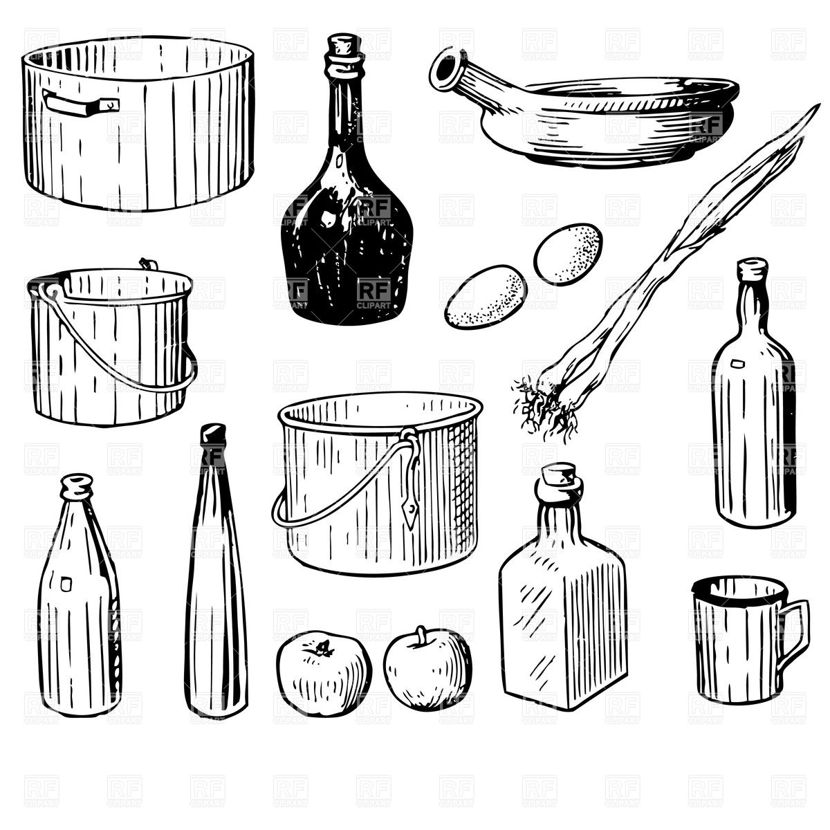 Kitchen Tools And Utensils Vector Image Of Objects Mcherevan 1200x1200 Kitchen Tools And Utensils Vector Image Of Objects Mcherevan