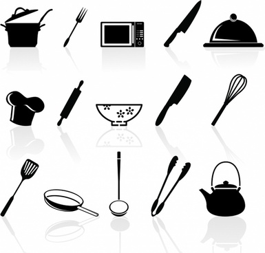 Kitchen Utensils Free Vector Download 385x368 Kitchen Utensils Free Vector Download