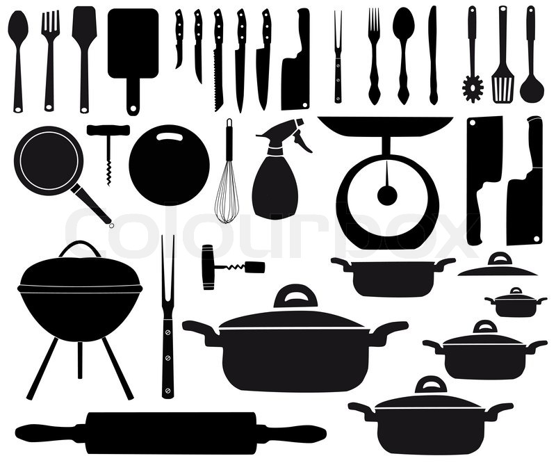 Vector Illustration Of Kitchen Tools Stock Vector Colourbox 800x666 Vector Illustration Of Kitchen Tools Stock Vector Colourbox