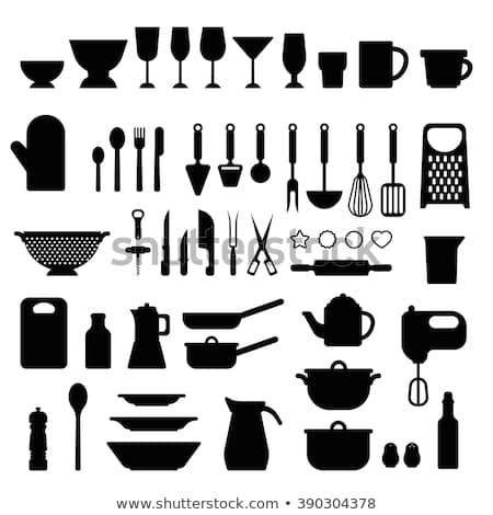 450x470 Kitchen Utensils Silhouette Vector Free Vector Image Kitchen