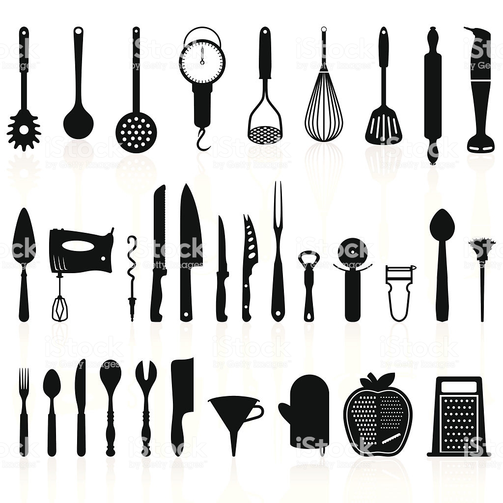 1024x1024 Kitchen Utensils Vector Set Different Kitchen Utensils Vector
