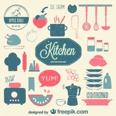 236x236 Best Kitchen Vectors Images In Recipe Journal, How