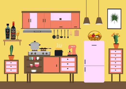 523x368 Kitchen Utensils Free Vector Download