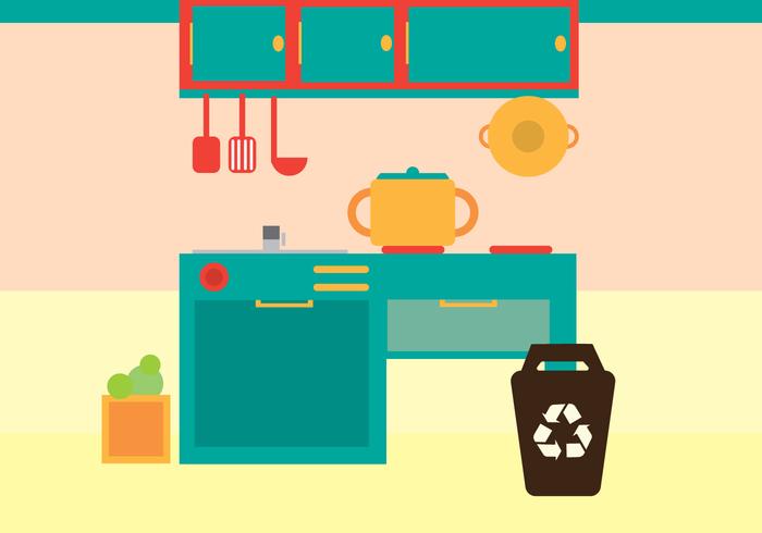 700x490 Free Kitchen Vector Illustration