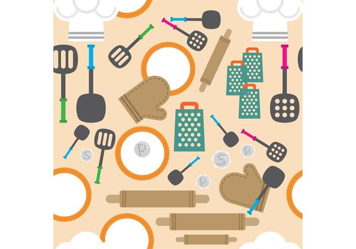 700x490 Kitchen Vector Background