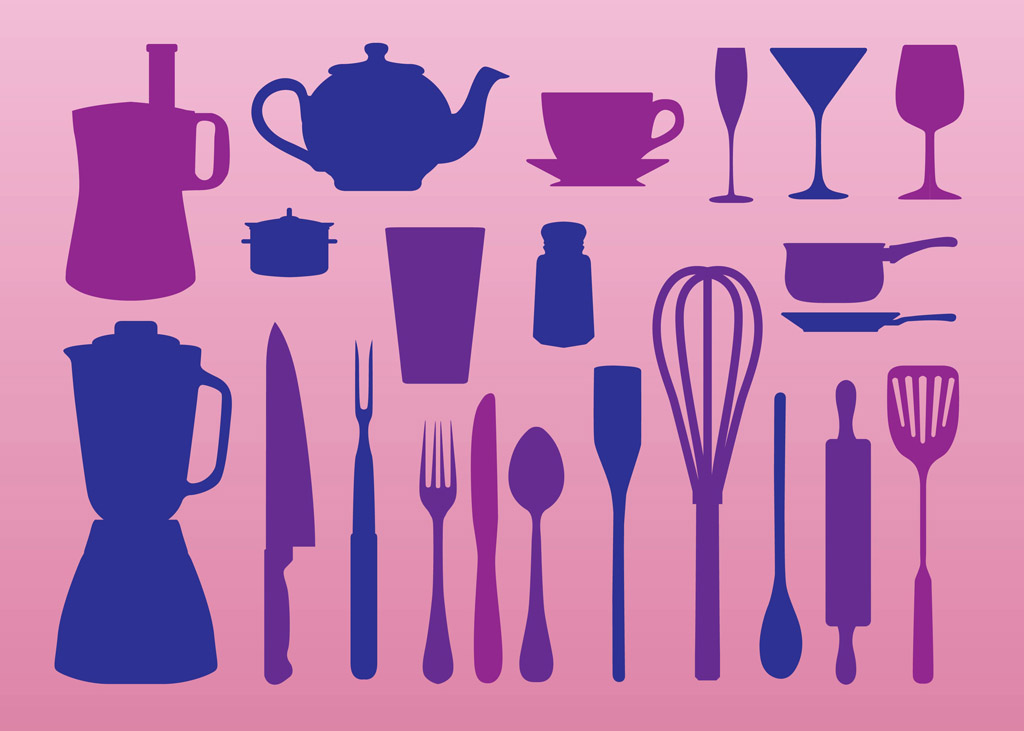 1024x731 Kitchen Vectors Vector Art Graphics