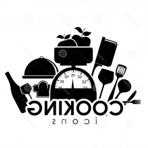 300x300 Photostock Vector Cooking Woman In Kitchen Vector Illustration