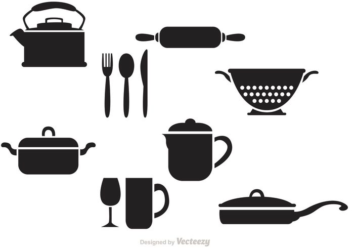 700x490 Black Vintage Kitchen Vectors Free Vectors Ui Download