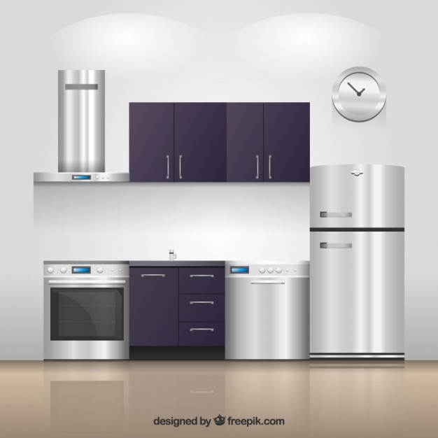 626x626 Realistic Kitchen Vector Free Download