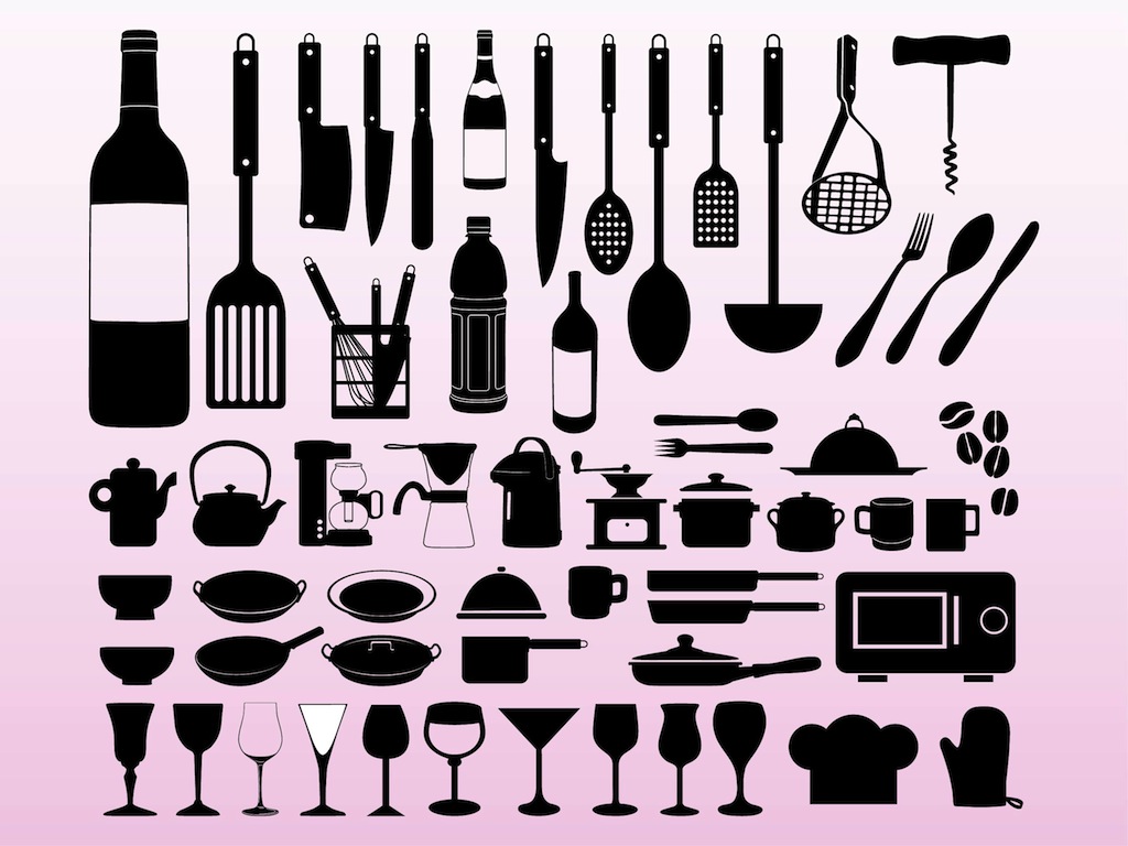 1024x768 Cooking Designs Vector Art Graphics