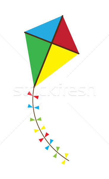 Kite Vector Illustration Lilac 368x600 Kite Vector Illustration Lilac