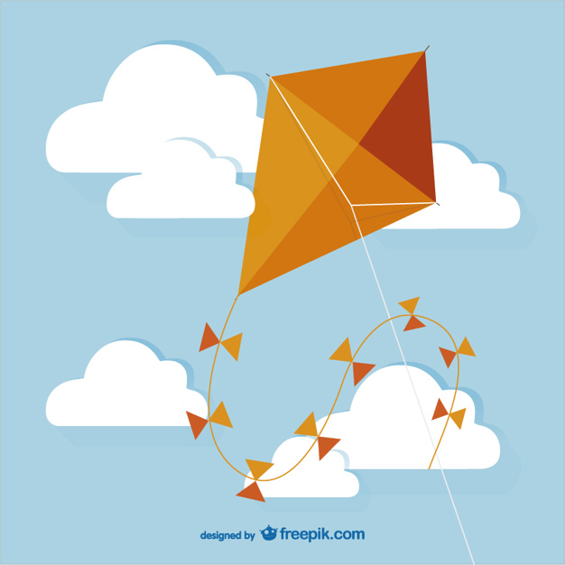 Orange Kite Vector Vector Free Download 626x626 Orange Kite Vector Vector Free Download
