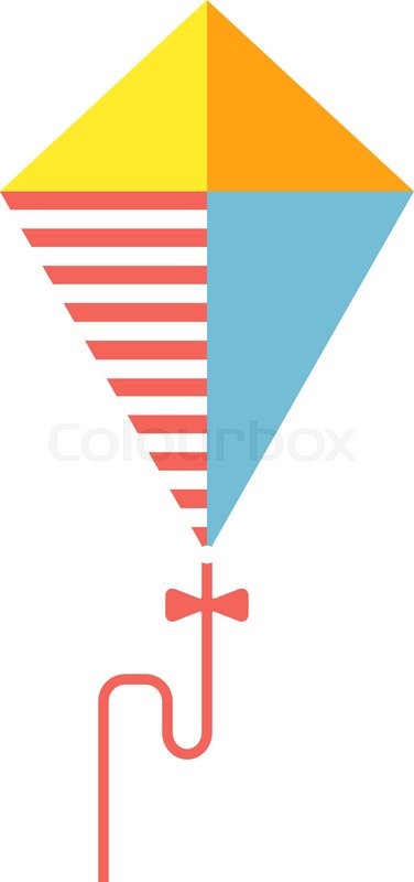 Summer Kite And Flying Kite Childhood Stock Vector Colourbox 376x800 Summer Kite And Flying Kite Childhood Stock Vector Colourbox
