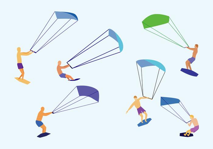 700x490 Kitesurfing Vector