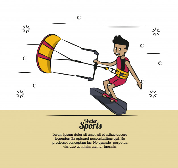 626x588 Water Sports Infographic Kitesurf Vector Vector Premium Download