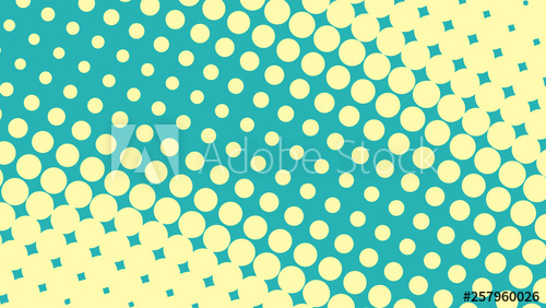 500x282 Blue And Yellow Pop Art Background In Comics Style With Halftone