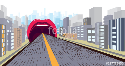 Absurd, A Road That Narrows In Perspective And Goes Into The Mouth 500x267 Absurd, A Road That Narrows In Perspective And Goes Into The Mouth