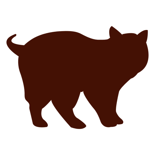 512x512 Kitten Silhouette