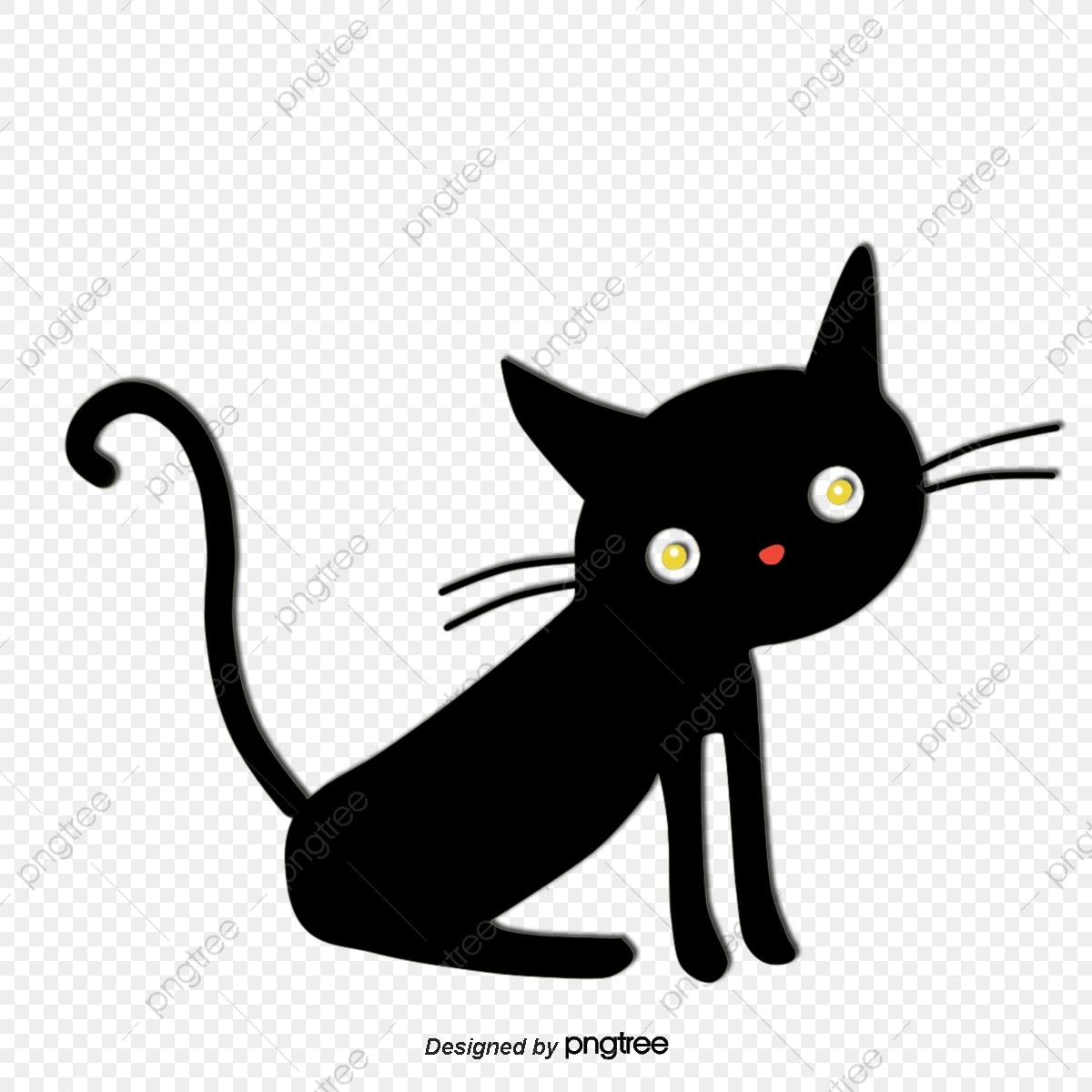 1200x1200 Simple Vector Kitten Silhouette Black Kitten Cute Kitten, Vector