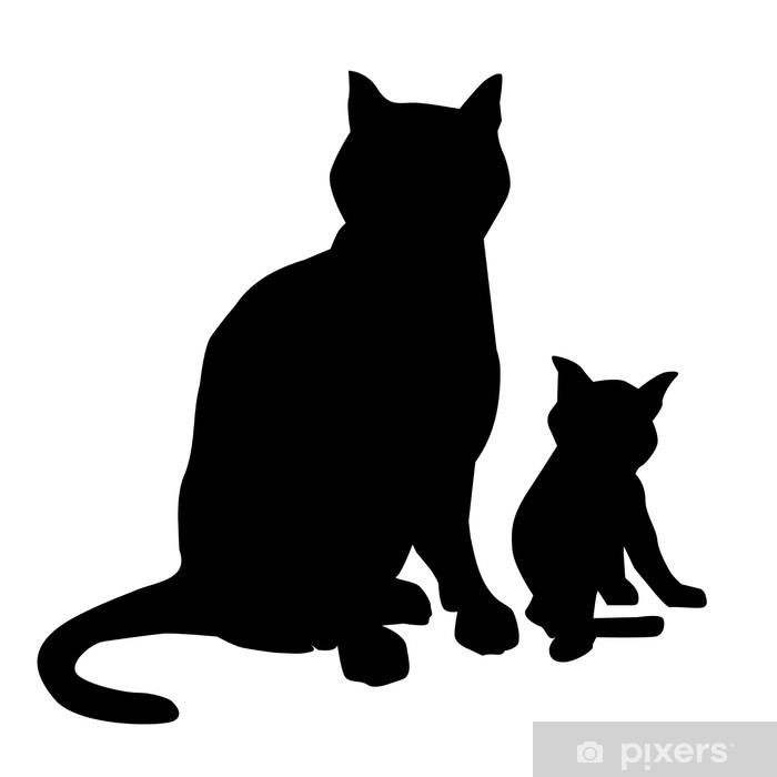 700x700 Cat Kitten Vector Wardrobe Sticker We Live To Change