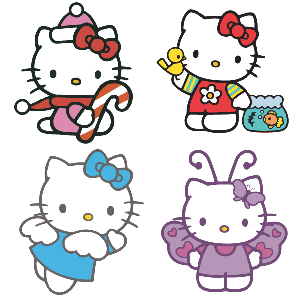 Hello Kitty Vector Free 600x600 Hello Kitty Vector Free