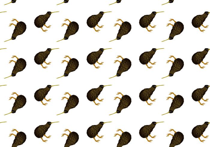700x490 Free Kiwi Bird Seamless Pattern Vector Illustration