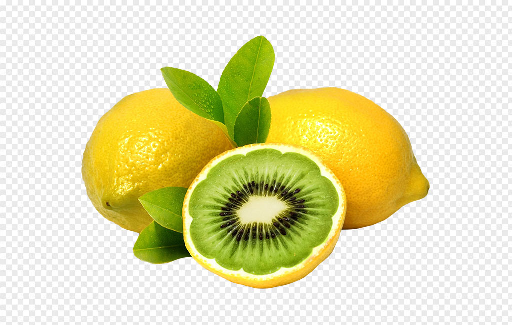 1024x650 A Mixture Of Lemon And Kiwi Png