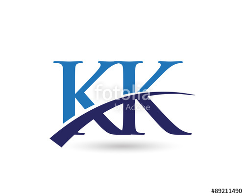 500x400 Kk Logo Letter Swoosh Stock Image And Royalty Free Vector