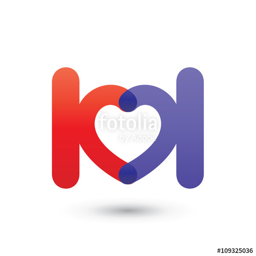 500x500 Heart K Logo Stock Image And Royalty Free Vector On Fotolia