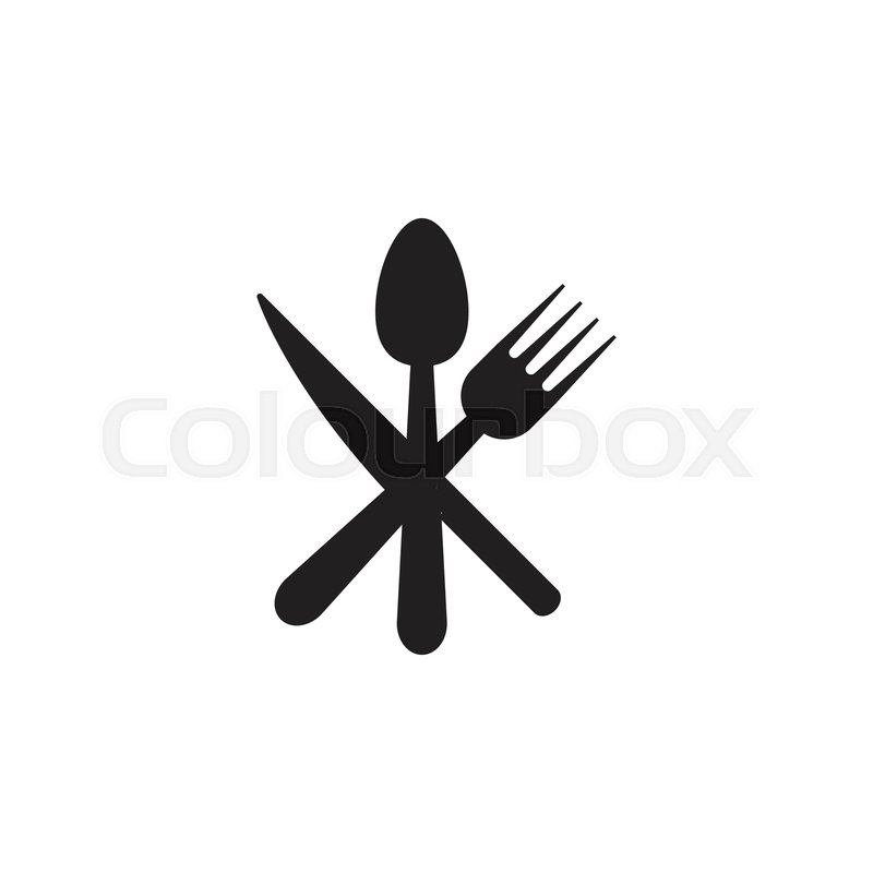Spoon, Knife, Fork Icon Graphic Design Stock Vector Colourbox 800x800 Spoon, Knife, Fork Icon Graphic Design Stock Vector Colourbox