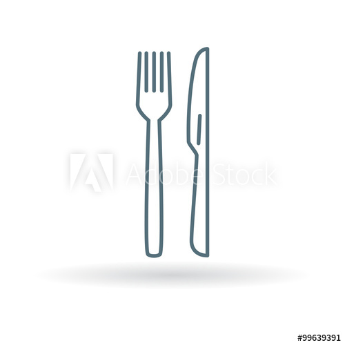 Knife And Fork Icon Cutlery Set Sign Eating Utensils Symbol 500x500 Knife And Fork Icon Cutlery Set Sign Eating Utensils Symbol