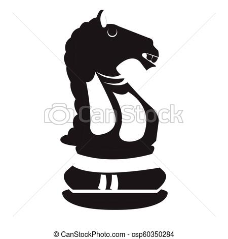450x470 Isolated Knight Chess Piece Icon Vector Illustration Design