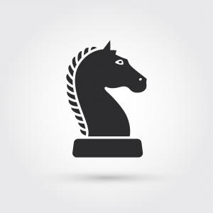 300x300 Sketch Of A Knight Chess Piece Vectors Newwaysys