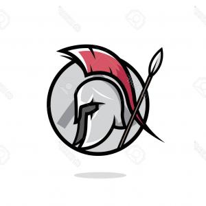 300x300 Spartan Warrior Head Knight Logo Trojan Helmet Vector Newwaysys