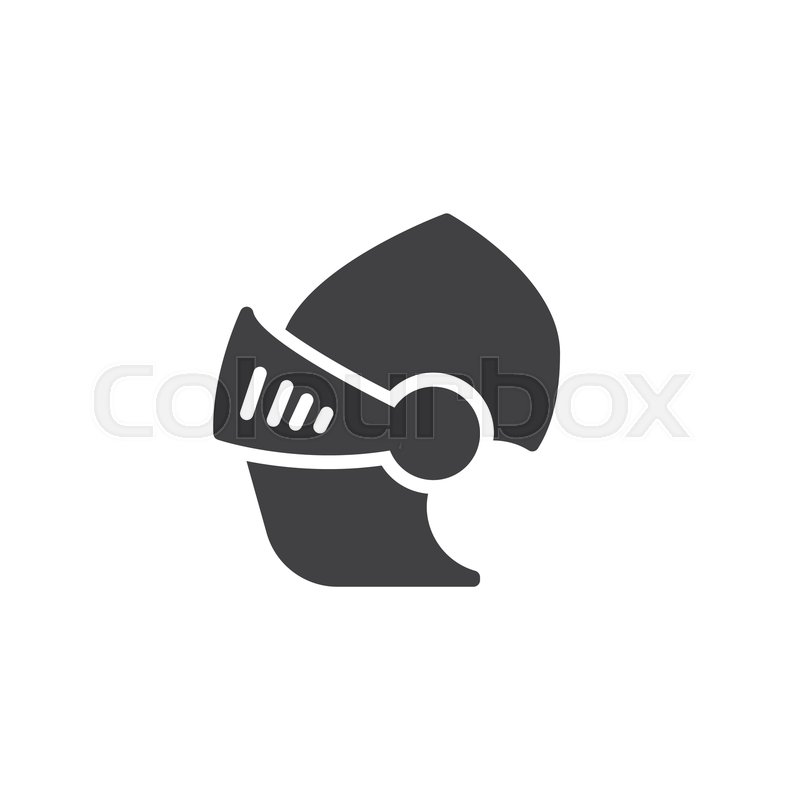 800x800 Ancient Helmet Vector Icon Filled Stock Vector Colourbox