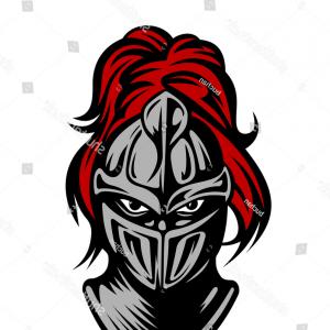 300x300 Medieval Dark Knight Helmet Vector Illustration Hoodamathrun