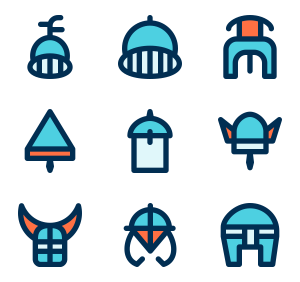 600x564 Medieval Knight Helmet Icons