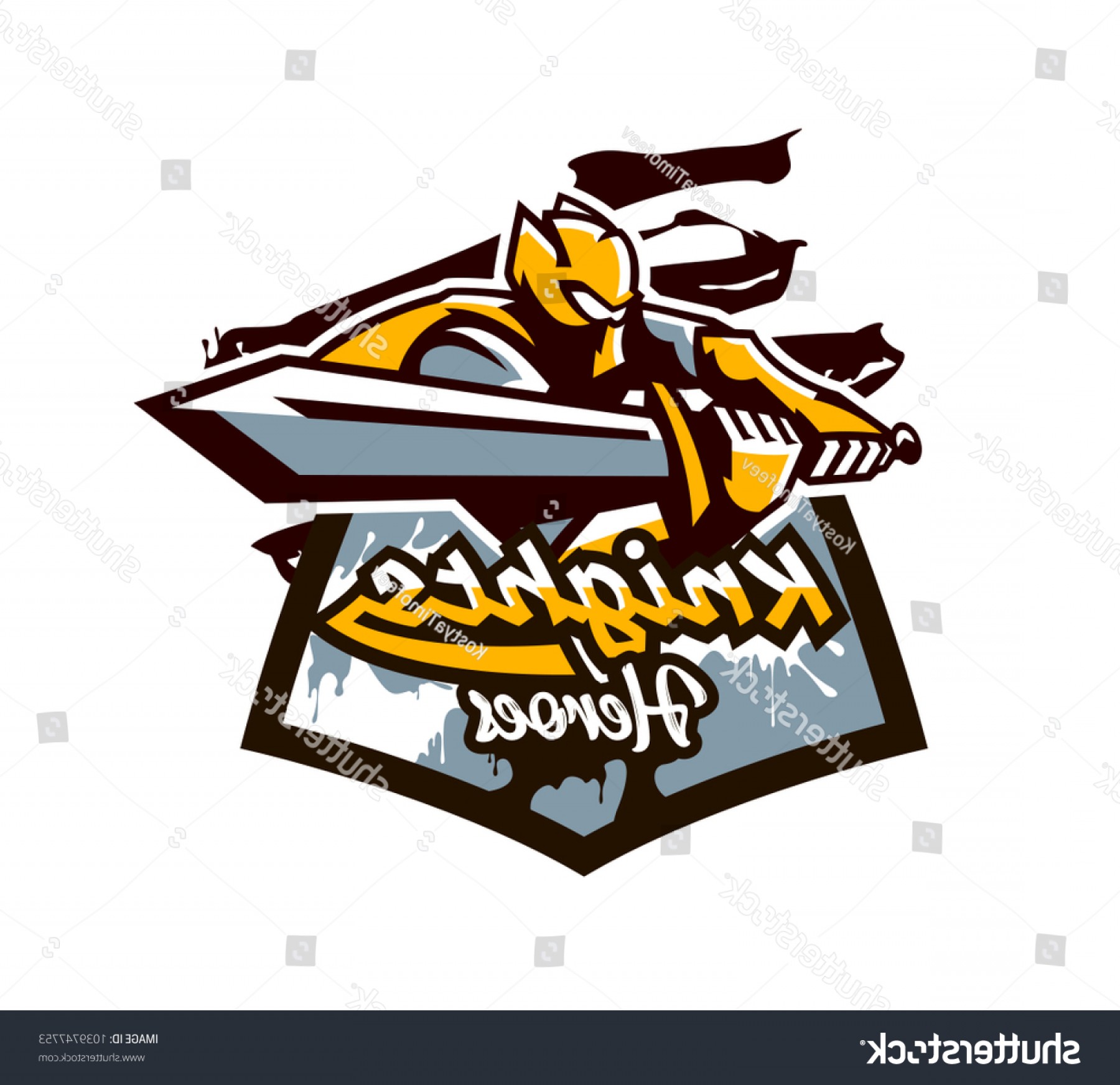 1800x1743 Colorful Logo Sticker Emblem Knight Attacking Geekchicpro
