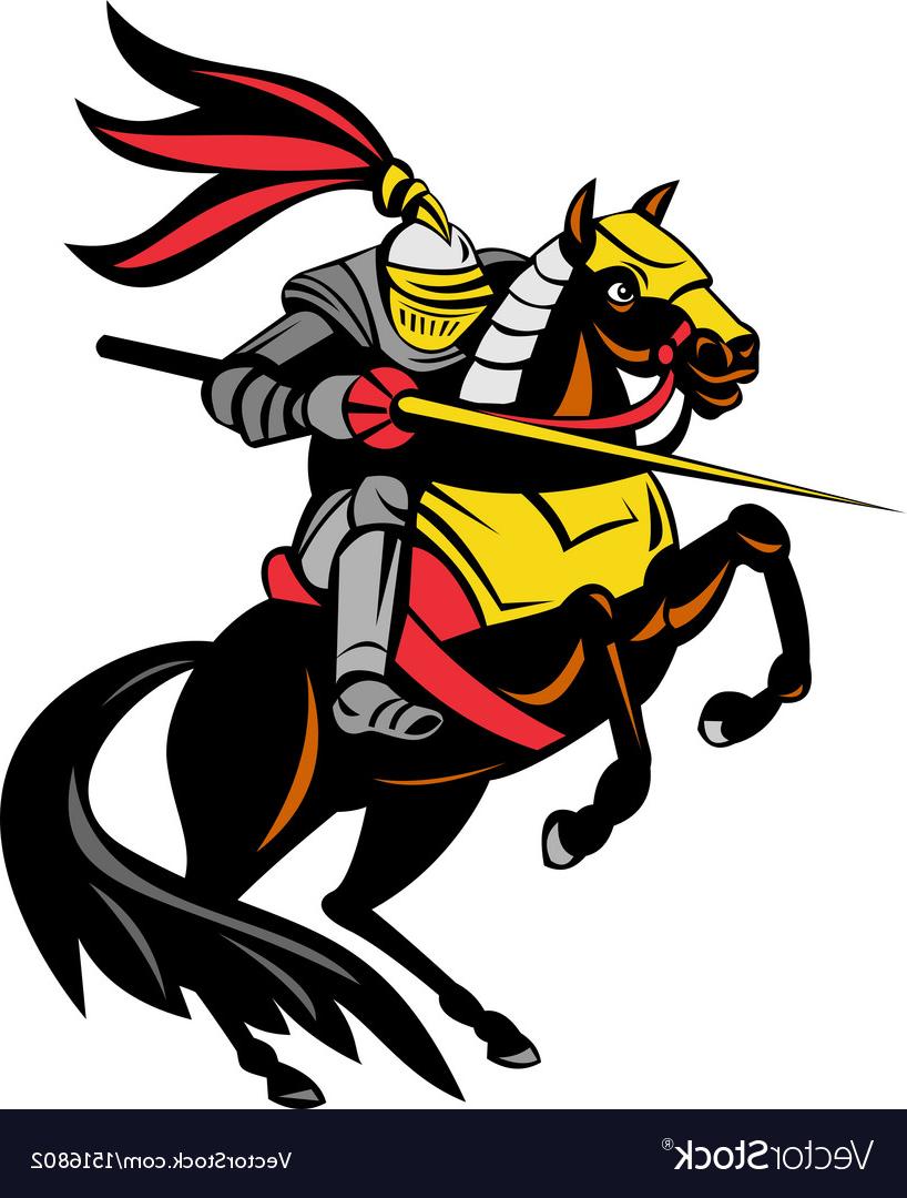 Knight On Horse Vector at Vectorified.com | Collection of Knight On ...