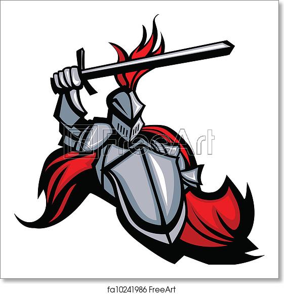 Free Art Print Of Medieval Knight With Sword And Shield Vector 561x581 Free Art Print Of Medieval Knight With Sword And Shield Vector
