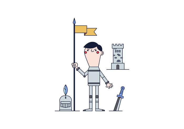 700x490 Knight Free Vector Art