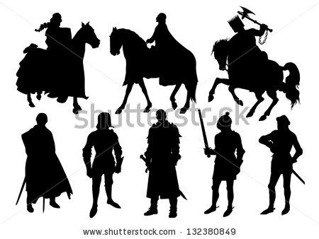 450x338 Knight Silhouettes